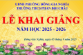 KHAI GIẢNG NĂM HỌC MỚI, NĂM HỌC 2025-2026